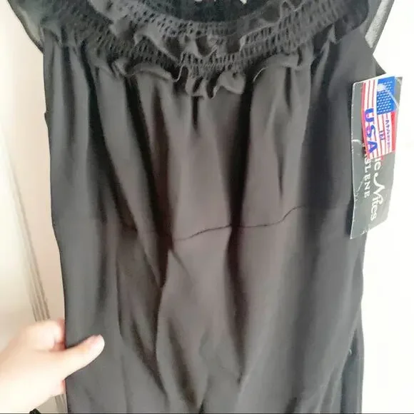 VTG Betsy & Adam 1990’s Y2K Deadstock Asymmetrical Hemline Ruffle Hem NWT 11 - Picture 6 of 12